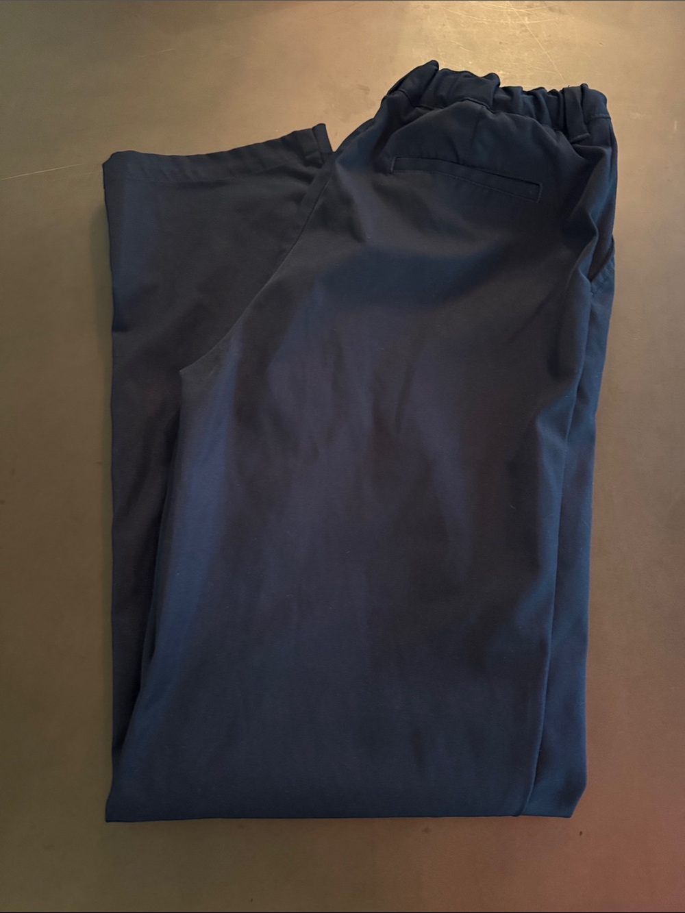 Lands' End OEKO-TEX ☀️ Navy Elastic-Waist Pants